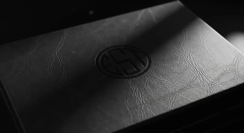 Embossed Electric Soul monogram on the box lid